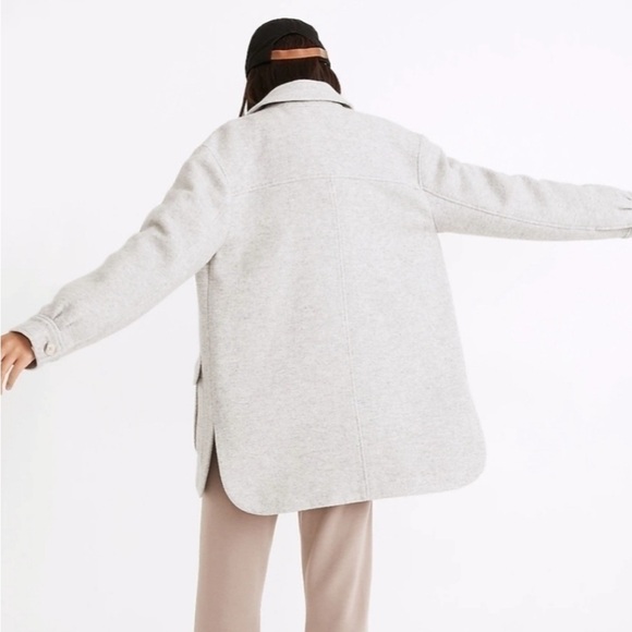 Belrose Shirt Jacket - Women's Gray Button-Up Coat - Picture 2 of 8